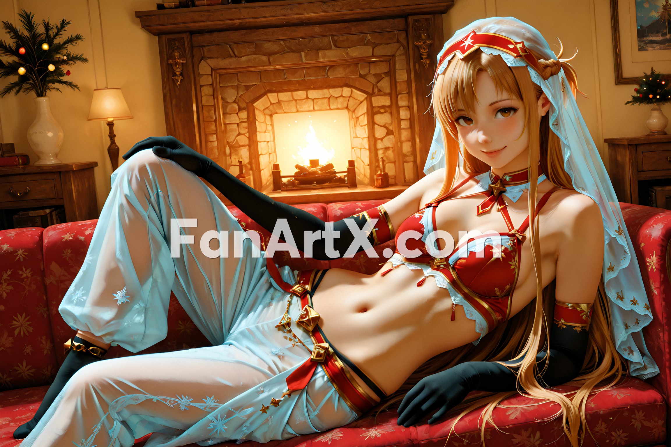 Sao Asuna Yuuki Fanart - Sword Art Online character 7311807